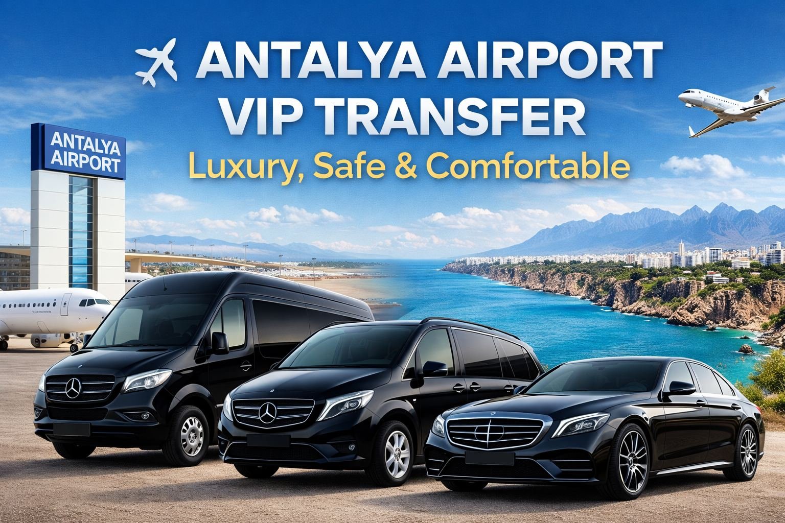 Antalya Havalimanı VIP Transfer | Lüks & Güvenli Ulaşım