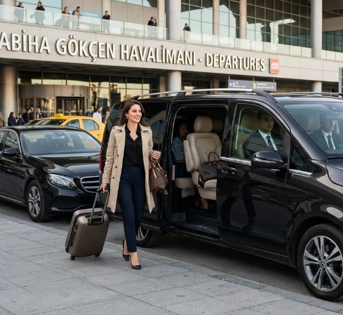 Luxuriöser VIP-Transfer von Bakırköy zum Flughafen Sabiha Gökçen (SAW) mit Istanbul Cozy Shuttle