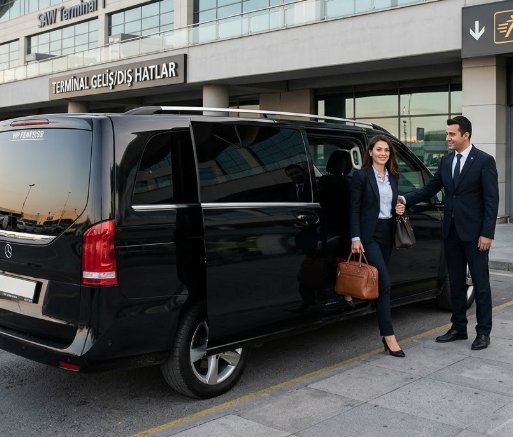 Schneller VIP-Transfer von Beşiktaş zum Flughafen Sabiha Gökçen (SAW) mit Istanbul Cozy Shuttle
