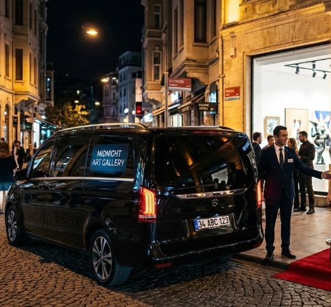 VIP-Transfer zu nächtlichen Galerie-Eröffnungen und Vernissagen