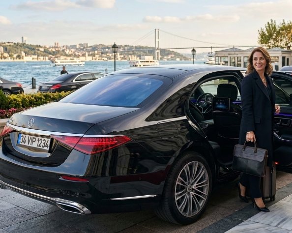Wöchentliche VIP-Autovermietung mit Chauffeur in Istanbul