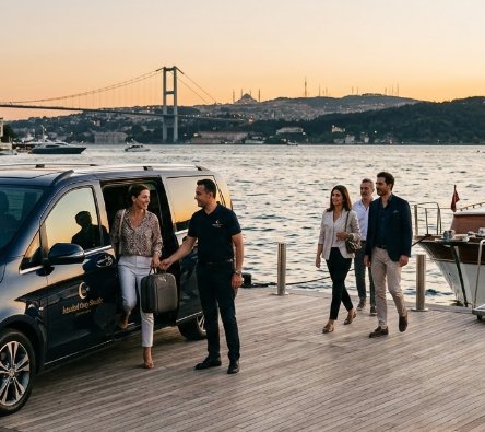 Exklusive Pier-Logistik für Bosporus-Yachttouren mit Istanbul Cozy Shuttle