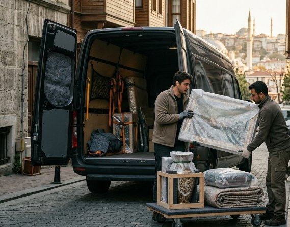Sicherer Transport wertvoller Antiquitäten und Kunstwerke mit Istanbul Cozy Shuttle