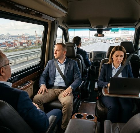 Geschäftsreisen zu Zollstellen und Logistikzentren mit Istanbul Cozy Shuttle