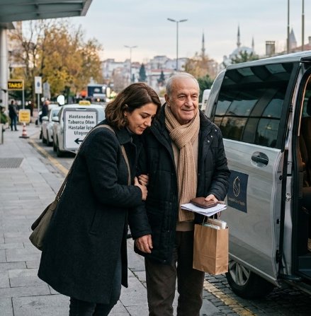 Steriler und sanfter Transport für entlassene Patienten mit Istanbul Cozy Shuttle