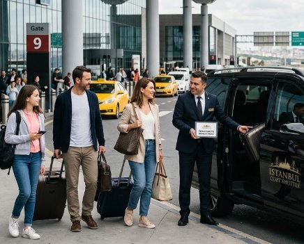 Schneller Luxustransfer vom Flughafen Istanbul nach Arnavutköy mit Istanbul Cozy Shuttle