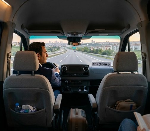 Moderner Transfer vom Flughafen Istanbul nach Çekmeköy mit Istanbul Cozy Shuttle
