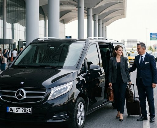 VIP-Transfer vom Flughafen Istanbul zu den Finanz- und Industriezentren von Esenyurt mit Istanbul Cozy Shuttle