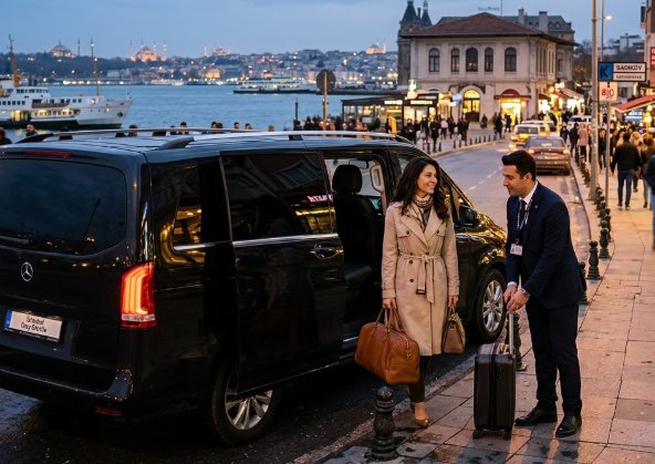 Luxuriöser Transfer vom Flughafen Istanbul nach Kadıköy mit Istanbul Cozy Shuttle