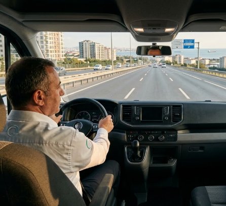 Moderner Transfer vom Flughafen Istanbul nach Küçükçekmece mit Istanbul Cozy Shuttle