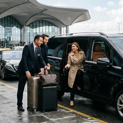 Exklusiver Transfer vom Flughafen Istanbul in die Nobelviertel von Sarıyer mit Istanbul Cozy Shuttle