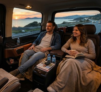 Höchster Komfort auf der Langstrecke vom Flughafen Istanbul nach Silivri mit Istanbul Cozy Shuttle