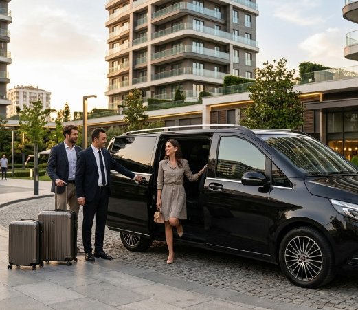 Luxuriöser Transfer vom Flughafen Sabiha Gökçen nach Başakşehir mit Istanbul Cozy Shuttle