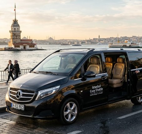 VIP-Transfer vom Flughafen Sabiha Gökçen nach Beşiktaş und zur Bosporus-Linie mit Istanbul Cozy Shuttle