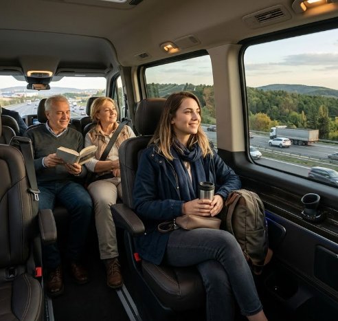 Moderner Transfer vom Flughafen Sabiha Gökçen nach Çekmeköy mit Istanbul Cozy Shuttle
