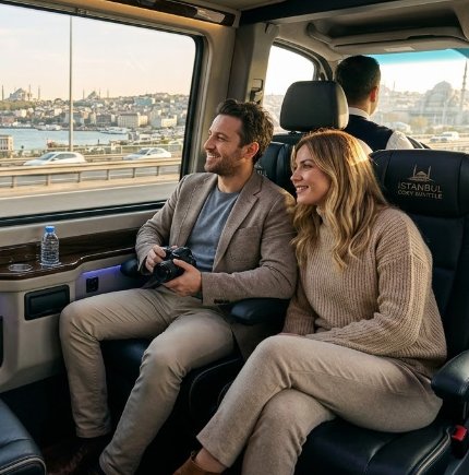 Elite-Ankunft vom Flughafen Sabiha Gökçen nach Fatih und auf die Historische Halbinsel mit Istanbul Cozy Shuttle