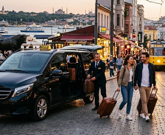Luxuriöser Transfer vom Flughafen Sabiha Gökçen nach Kadıköy mit Istanbul Cozy Shuttle