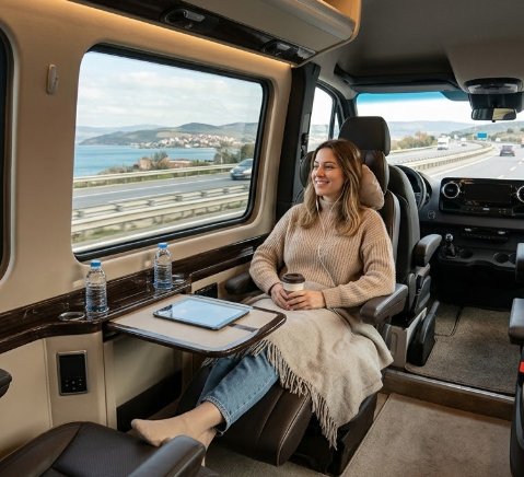 Höchster Komfort auf der Langstrecke vom Flughafen Sabiha Gökçen nach Silivri mit Istanbul Cozy Shuttle