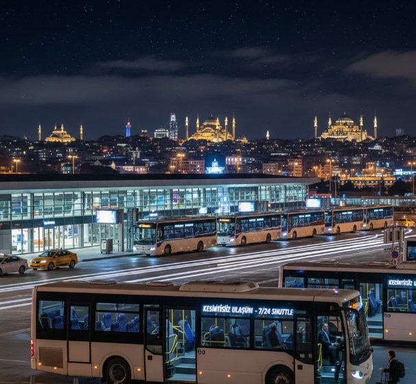 İstanbul’da Gece Transferleri ve 7/24 Shuttle Hizmetleriyle Kesintisiz Ulaşım