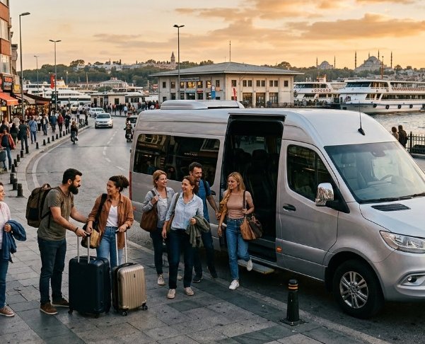 Gruppentransfers vom Flughafen Istanbul nach Kadıköy: Einfach und günstig