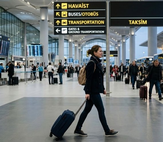 Schneller und sicherer Transfer vom Flughafen Istanbul nach Taksim