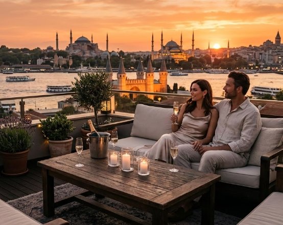 VIP-Sonnenuntergangsrouten zu Istanbuls versteckten Terrassen