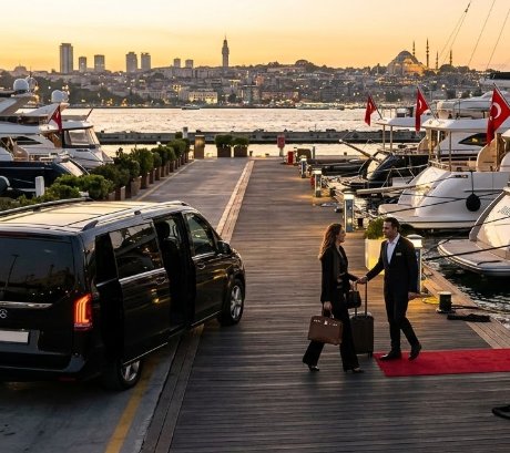 VIP-Hafentransfers zu Istanbuls Luxus-Yachthäfen und Marinas