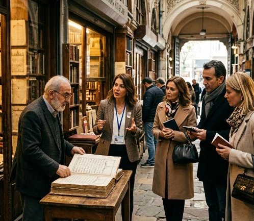 DE: VIP-Kulturzugang zu Istanbuls Antiquariaten und Buchpassagen