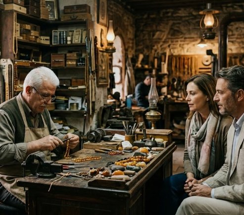 DE: VIP-Kulturtour zu Istanbuls exklusiven Gebetskette-Manufakturen