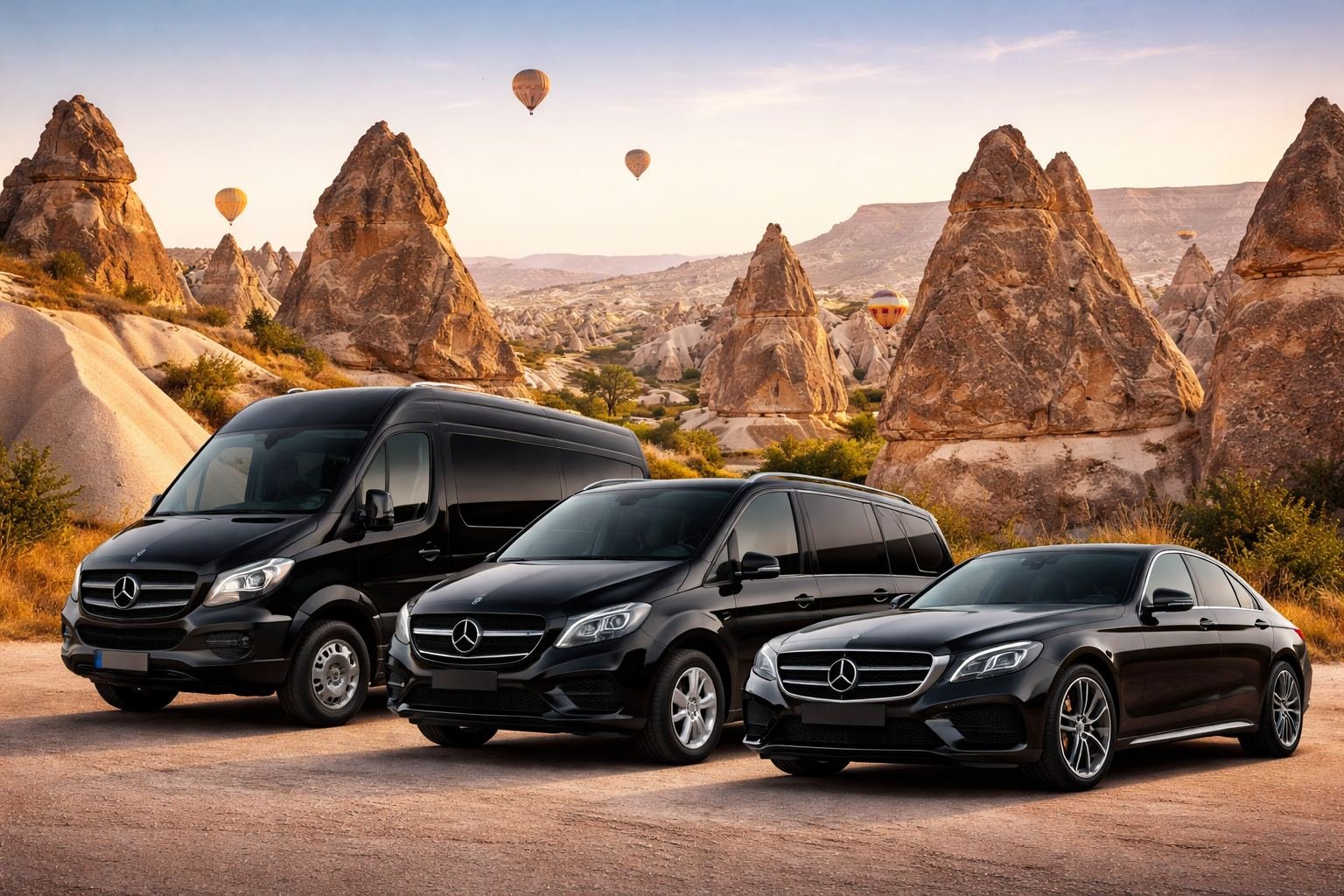 Kapadokya VIP Transfer & Özel Şoförlü Tur | Lüks ve Konforlu Seyahat