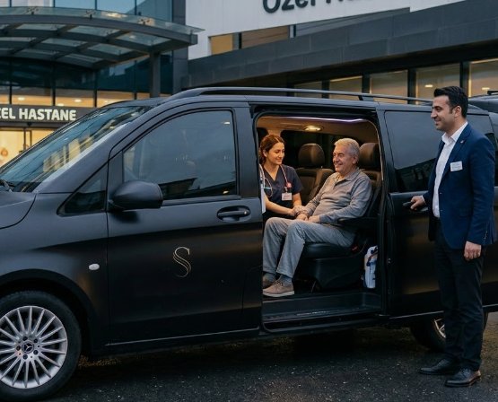 DE: VIP-Entlassungsservice und medizinischer Komfort-Transfer aus Privatkliniken