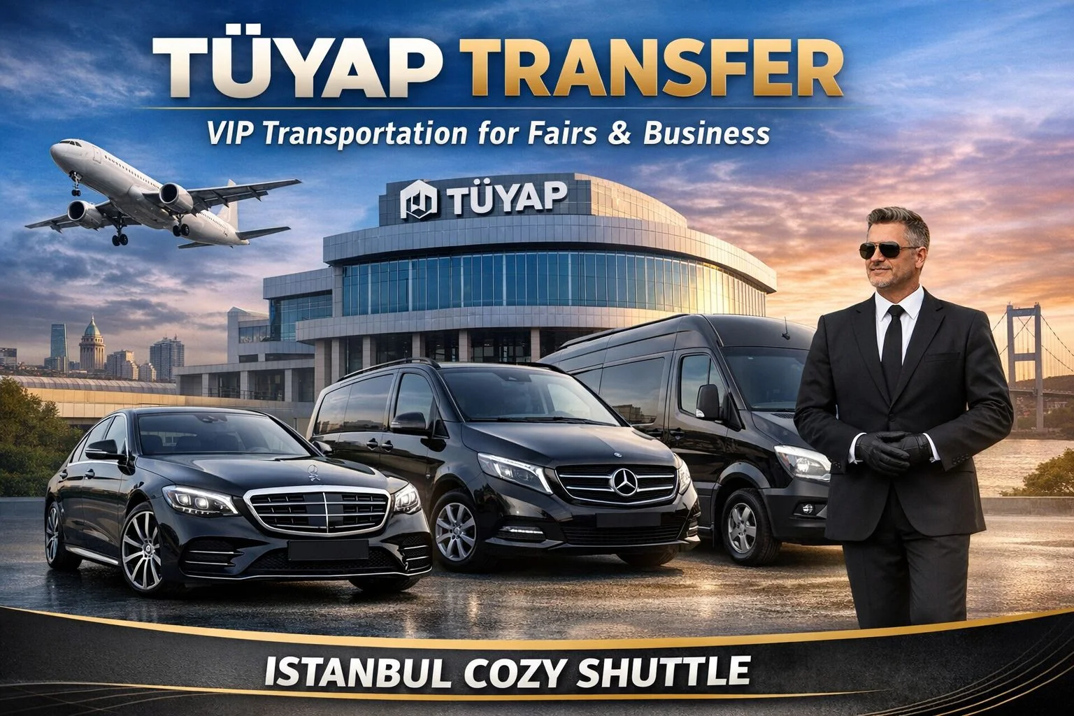 TÜYAP Transfer | Fuar İçin VIP Ulaşım & Özel Şoförlü Araç
