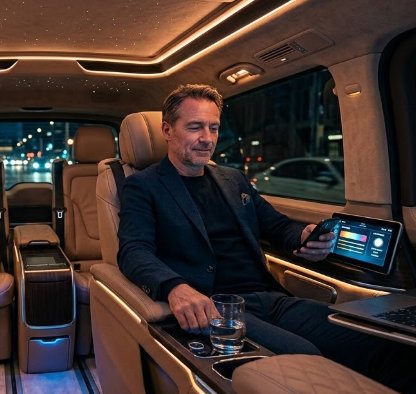 DE: Intelligente Lichtsteuerung und Ambience-Control bei VIP-Transfers