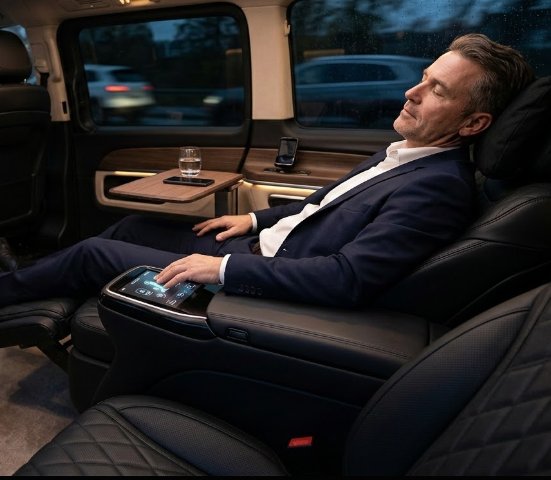Ergonomie bei VIP-Transfers: Verstellbare Sitze und Massagefunktion