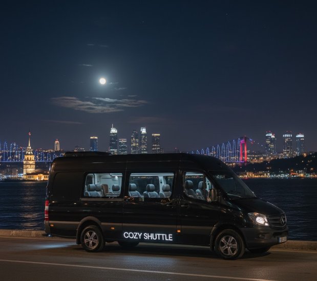 VIP Boğaz Turu ve Modern İstanbul Gece Işıkları: Cozy Shuttle