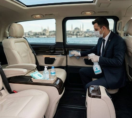 Hygiene- und Desinfektionsstandards bei VIP-Transfers